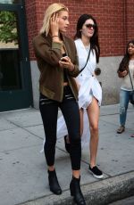 HAILEY BALDWIN and KYLIE JENNER Out and Aboout in New York