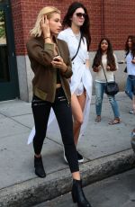 HAILEY BALDWIN and KYLIE JENNER Out and Aboout in New York