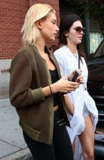 HAILEY BALDWIN and KYLIE JENNER Out and Aboout in New York
