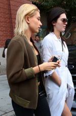 HAILEY BALDWIN and KYLIE JENNER Out and Aboout in New York