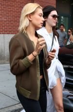 HAILEY BALDWIN and KYLIE JENNER Out and Aboout in New York