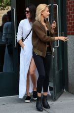 HAILEY BALDWIN and KYLIE JENNER Out and Aboout in New York