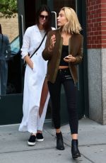 HAILEY BALDWIN and KYLIE JENNER Out and Aboout in New York