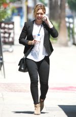 HILARY DUFF Out and About in West Hollywood 2008