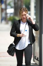 HILARY DUFF Out and About in West Hollywood 2008