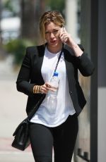 HILARY DUFF Out and About in West Hollywood 2008