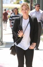 HILARY DUFF Out and About in West Hollywood 2008