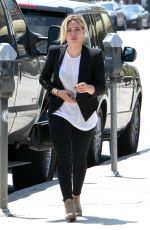 HILARY DUFF Out and About in West Hollywood 2008
