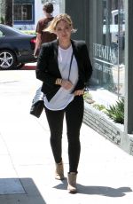 HILARY DUFF Out and About in West Hollywood 2008