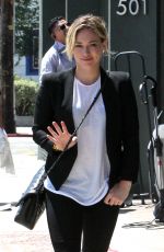 HILARY DUFF Out and About in West Hollywood 2008