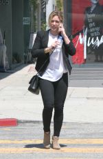 HILARY DUFF Out and About in West Hollywood 2008