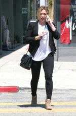 HILARY DUFF Out and About in West Hollywood 2008