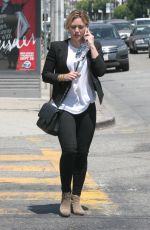 HILARY DUFF Out and About in West Hollywood 2008