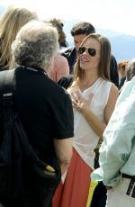 HILARY SWANK at Patron