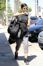 JAIMIE ALEXANDER Arrives at a Gym in Hollywood