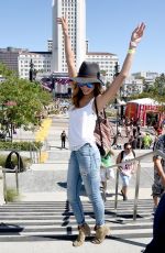 JAMIE CHUNG at Budweiser Made in America Music Festival in Philadelphia