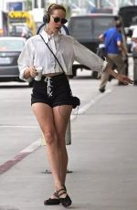 JENA MALONE Dancing and Singing at LAX Airport