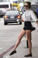 JENA MALONE Dancing and Singing at LAX Airport