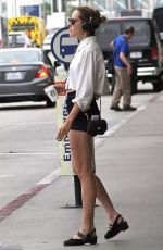 JENA MALONE Dancing and Singing at LAX Airport