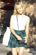 JENA MALONE in Short Skirt Leaves Gelson’s Market in Los Feliz