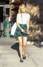 JENA MALONE in Short Skirt Leaves Gelson’s Market in Los Feliz