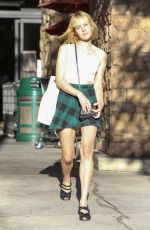 JENA MALONE in Short Skirt Leaves Gelson’s Market in Los Feliz