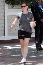 JENNIFER GARNER in Shorts Out and About in Santa Monica 1508