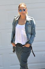 JENNIFER LOPEZ in Jeans Out in Brentwood