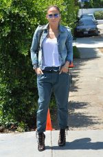 JENNIFER LOPEZ in Jeans Out in Brentwood