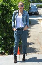 JENNIFER LOPEZ in Jeans Out in Brentwood