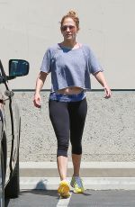 JENNIFER LOPEZ in Leggings Out and About in Los Angeles