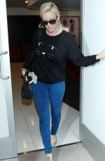 JENNY MCCARTGY Arrives at Los Angeles International Airport