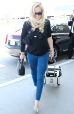 JENNY MCCARTGY Arrives at Los Angeles International Airport