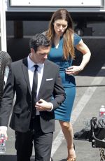 JESSICA BIEL on the Set of New Girl in Los Angeles