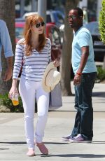 JESSICA CHASTAIN OOut and About in Beverly Hills