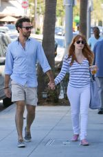 JESSICA CHASTAIN OOut and About in Beverly Hills