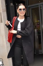 JESSIE J Arrives at BBC Radio Studios in London
