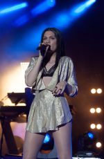 JESSIE J Performs at Sandown Park Racecourse in Surrey