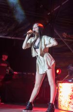JESSIE J Performs at Sandown Park Racecourse in Surrey