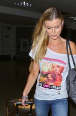 JOANNA KRUPA Arrives at Los Angeles International Airport