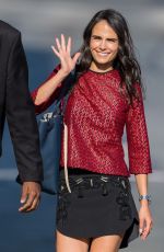 JORDANA BREWSTER Arrives at Jimmy Kimmel Live! in Hollywood