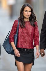 JORDANA BREWSTER Arrives at Jimmy Kimmel Live! in Hollywood