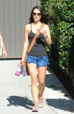 JORDANA BREWSTER in Shorts Leaves a Gym in West Hollywood