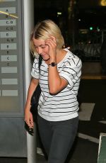 JULIANNE HOUGH Arrives at Laguardia Airport in New York