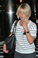 JULIANNE HOUGH Arrives at Laguardia Airport in New York