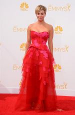 KALEY CUOCO at 2014 Emmy Awards