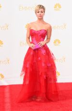 KALEY CUOCO at 2014 Emmy Awards