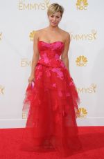KALEY CUOCO at 2014 Emmy Awards