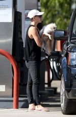 KALEY CUOCO at a Gas Station in Los Angeles 0508