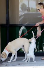 KALEY CUOCO Leaves a Vet in Los Angeles